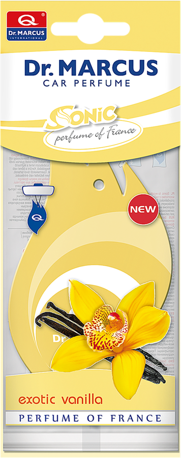 

Ароматизатор автомобильный DR. MARCUS Sonic Exotic Vanilla Арт. 365
