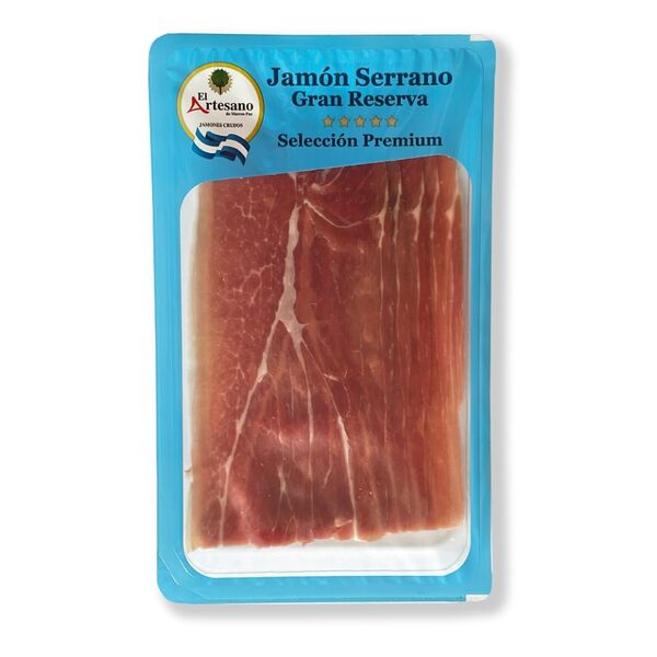 Окорок El Artesano Хамон сыровяленый выдержанный 12 месяцев, нарезка, 70г