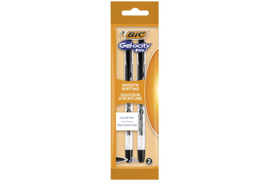 

Ручки гелевые Bic Gel-Ocity Stic чёрный 0,5 мм 2 шт.