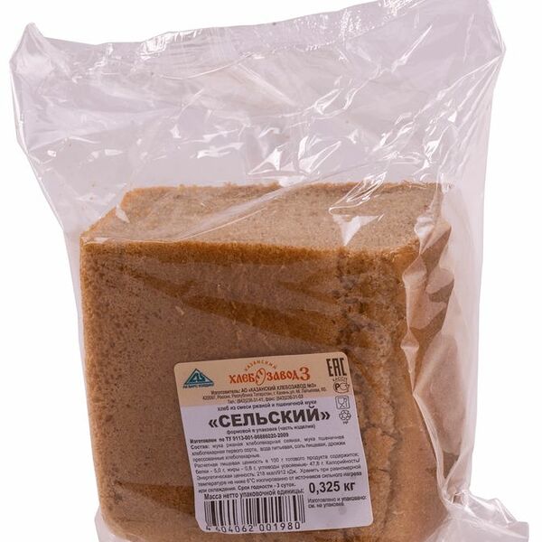 Хлеб Казанский Хлебозавод №3 Сельский формовой