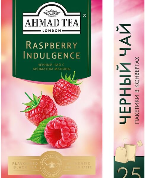 Чай черный Ahmad Tea Raspberry Indulgence 25*1.5г