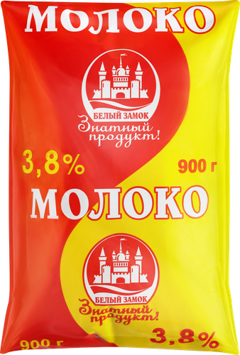 

Молоко Белый замок пастеризованное 3.8% 900 г