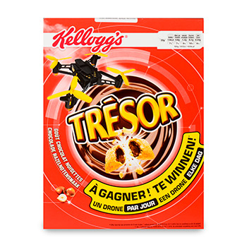 

Готовый завтрак Kellogg's Смэкс Tresor шоколадные подушечки 375/410 г Франция