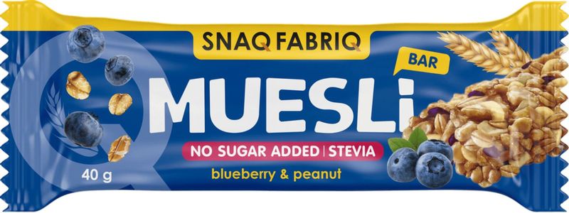 

Батончик Snaq Fabriq Мюсли с черникой, 40г