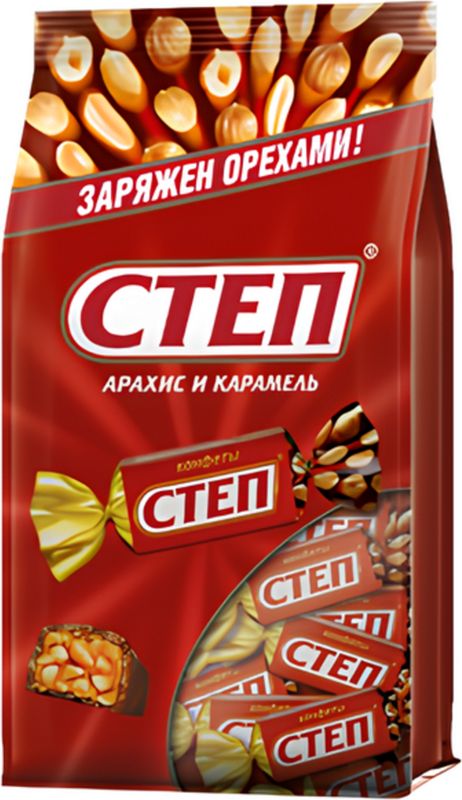 

Конфеты СТЕП Золотой степ глазированные 174г