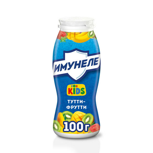 Напиток функциональный Имунеле For Kids Тутти-фрутти 1.5%, 100 г