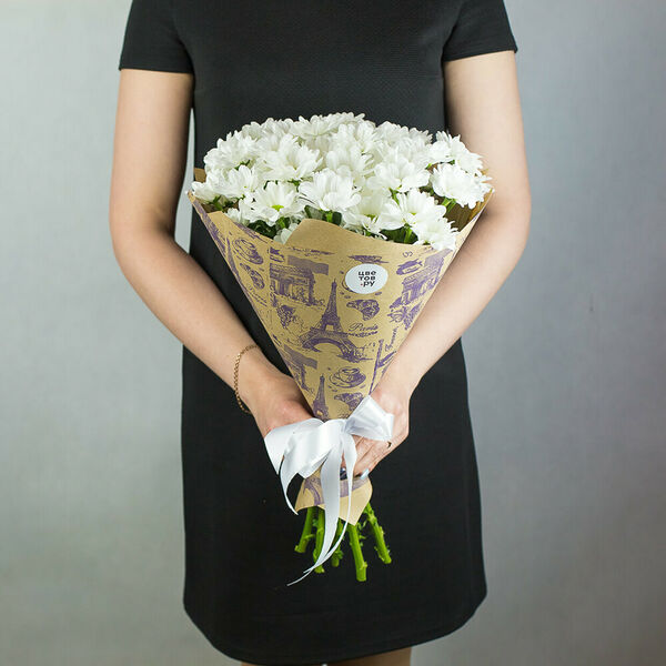 БУКЕТ ГРАНАДА ИЗ ХРИЗАНТЕМ