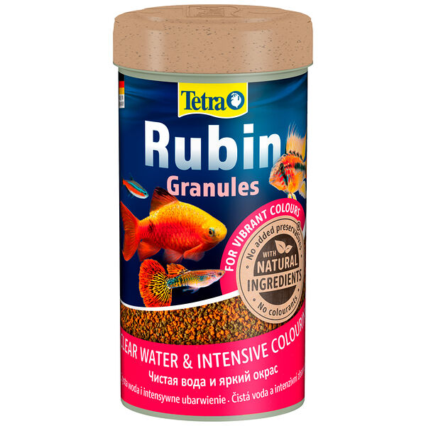 Tetra TetraRubin Granules корм в гранулах для улучшения окраса всех видов рыб 250 мл