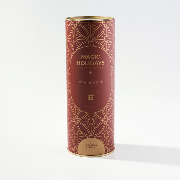 Подарочный набор Aroma Harmony Зимний вечер (Аромадиффузор + Елочная игрушка Колокольчик)
