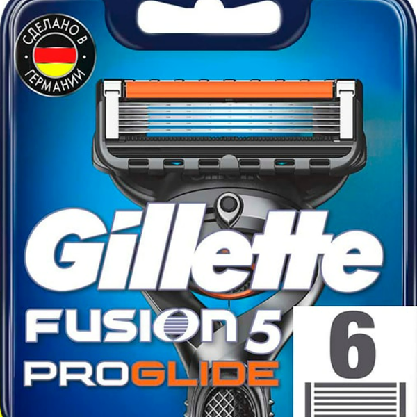 Сменные кассеты Gillette Fusion5 Proglide, 6 шт.