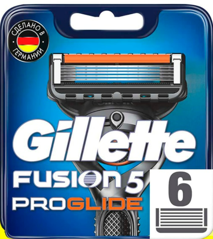 

Сменные кассеты Gillette Fusion5 Proglide, 6 шт.