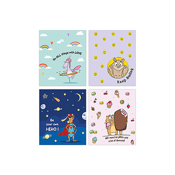 Тетрадь Чувства 2 48л скрепка 3204