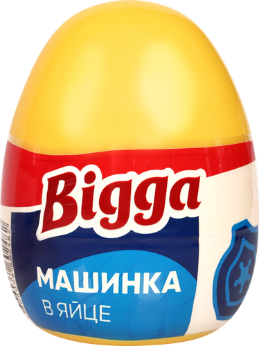 

Набор игровой Bigga Машинка в яйце, 2 предмета, Арт. B1196088/B1196090