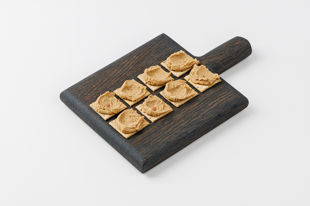 

Паштет с печенью кролика и инжиром с мини-хлебцами, кафе 105г