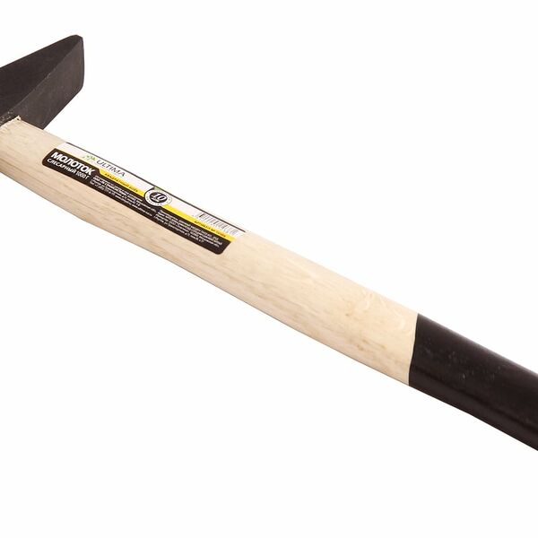 Молоток слесарный Ultima вес бойка 500 г, квадратный боек, с деревянной рукояткой, Арт. 121005