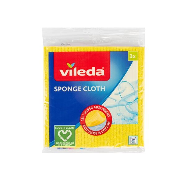 Салфетка Vileda губчатая утолщенная, 3 шт.