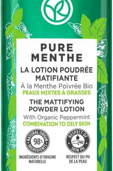 Лосьон-пудра для лица матирующий Yves Rocher с перечной мятой