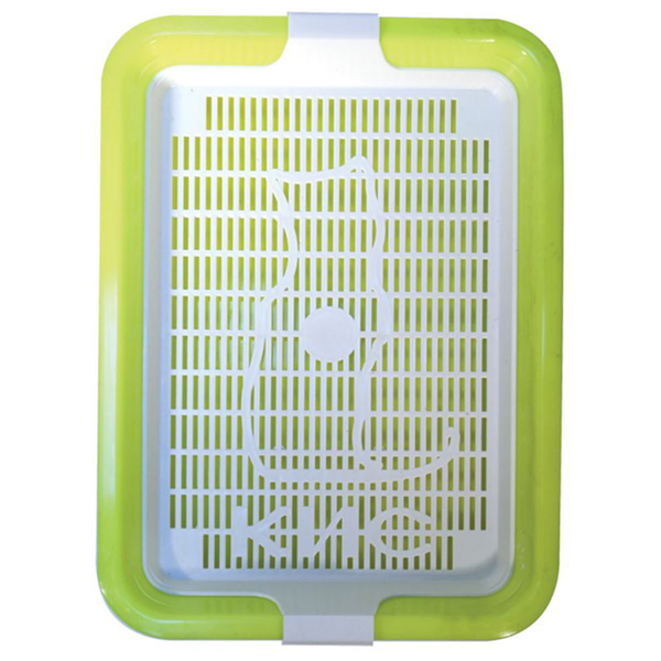 Туалет Zooexpress Кис малый с сеткой 32.5 х 23.5 х 5 см, цвет в ассортименте