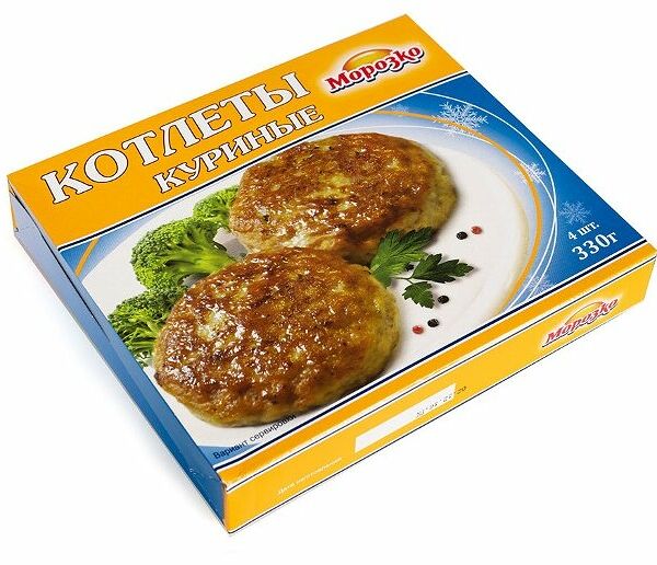 Морозко замороженные котлеты куриные