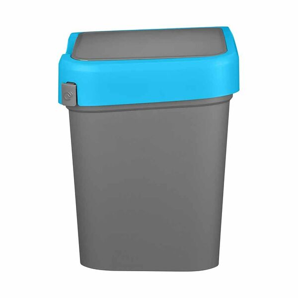 Контейнер для мусора Econova Smart Bin синий 50 л, 43 x 33 x 63 см