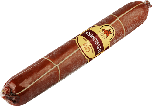 

Колбаса Сибирская продовольственная компания Альмавирская полукопченая вес