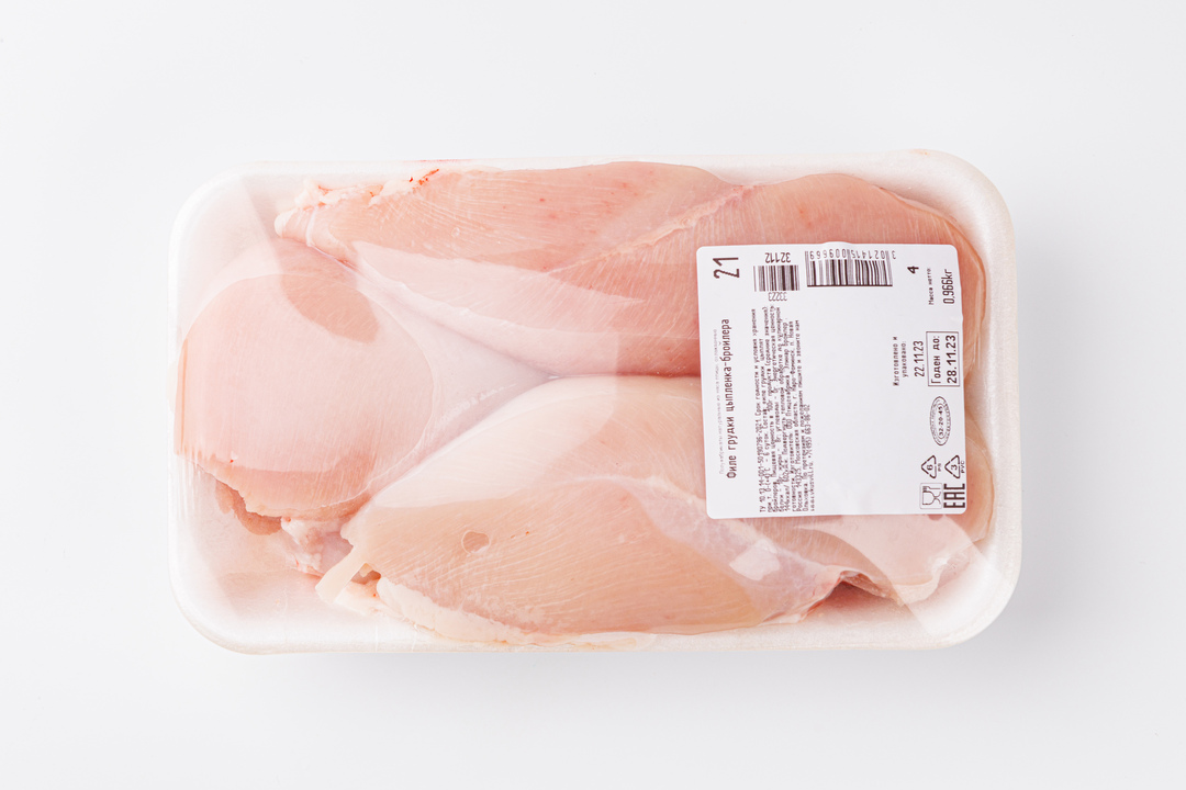 

Филе ВкусВилл грудки цыпленка-бройлера вес