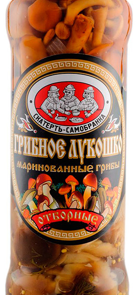 Грибы Скатерть-Самобранка Грибное лукошко маринованные с/б