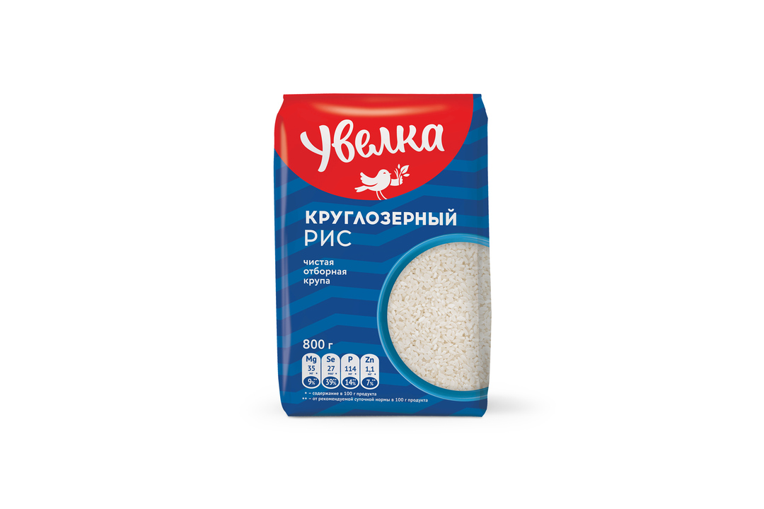 

Рис Увелка круглозерный 800 г