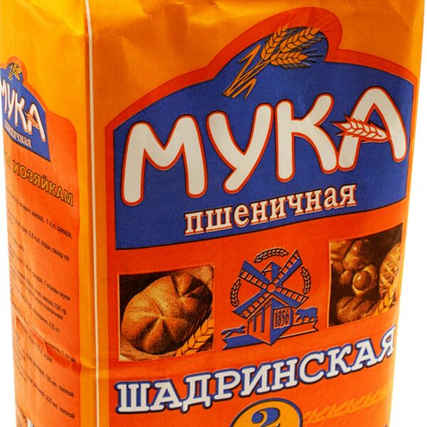 Мука Шадринская пшеничная, высший сорт