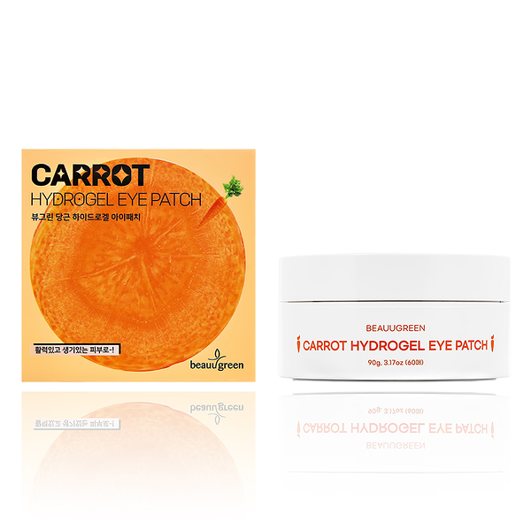 Патчи для глаз Beauugreen гидрогелевые с экстрактом моркови для упругости кожи 60 шт 90 г