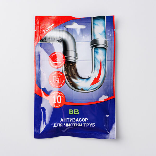 Антизасор для чистки труб ВкусВилл, 2 саше.