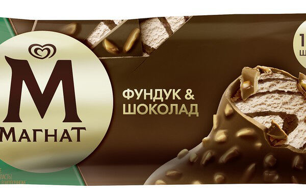 Мороженое Магнат сливочное в молочном шоколаде фундук шоколад, 70г