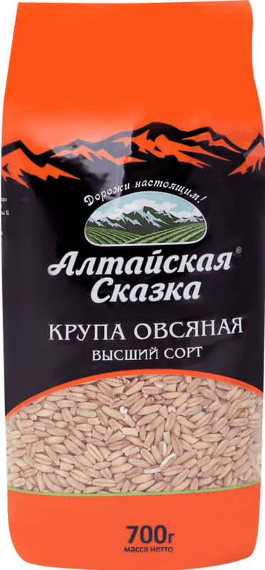Крупа овсяная Алтайская сказка Высший сорт — купить по выгодной цене с ...