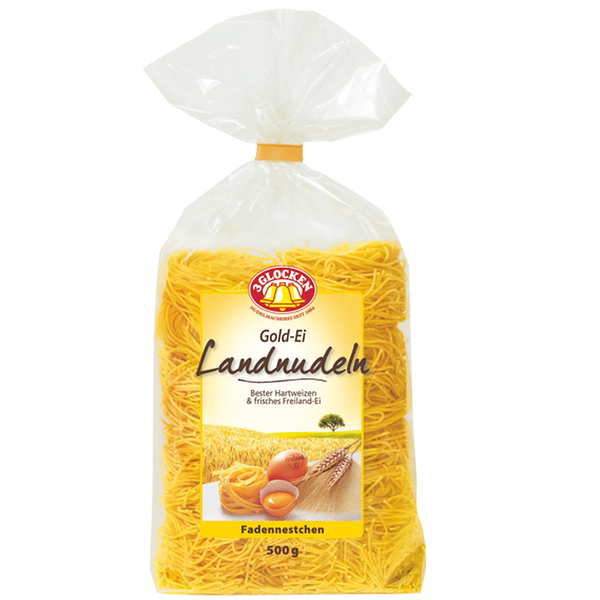 Макаронные изделия 3 Glocken Fadennestchen гнезда, 500 г