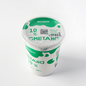 Сметана 10%, 450 г_РП