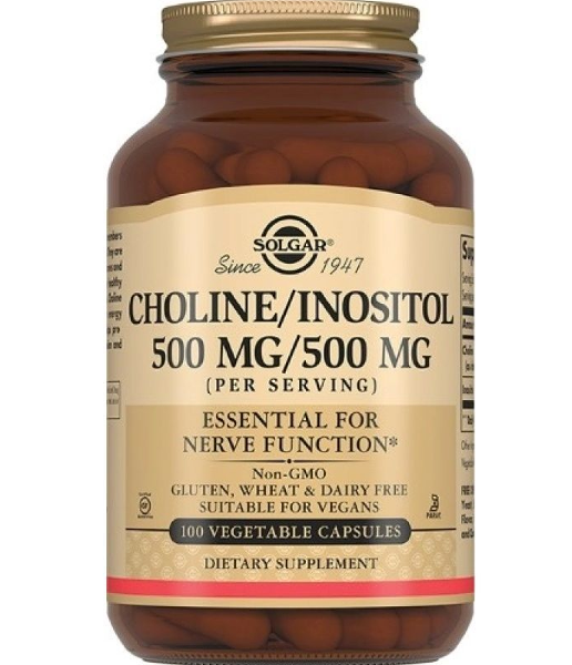 Solgar Холин Инозитол капсулы 100 шт