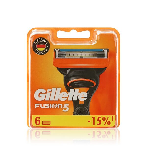 Кассеты для бритья Gillette Fusion5, 6 шт.
