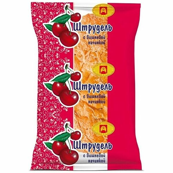 Штрудель Псковский ХК с вишневой начинкой 100г