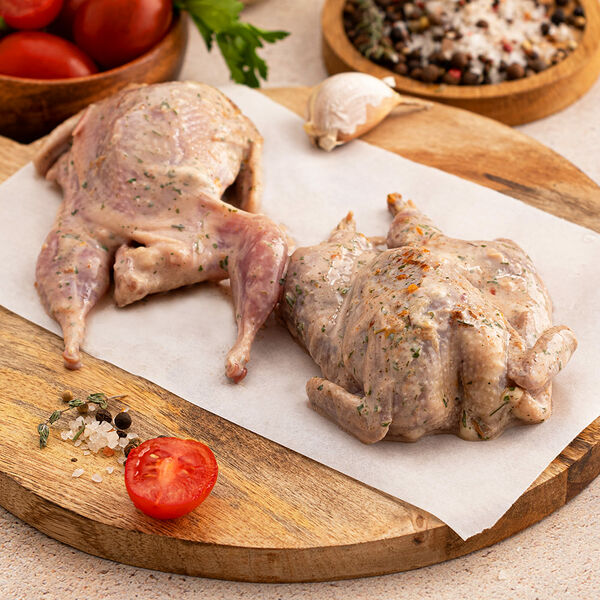 Перепела МясновЪ По-Царски от КуулКлевер в белом соусе