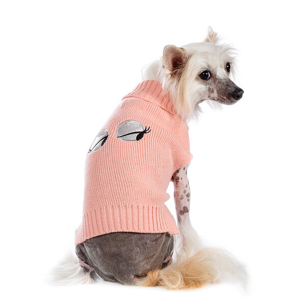 Свитер для собак 45см XL розовый (унисекс)