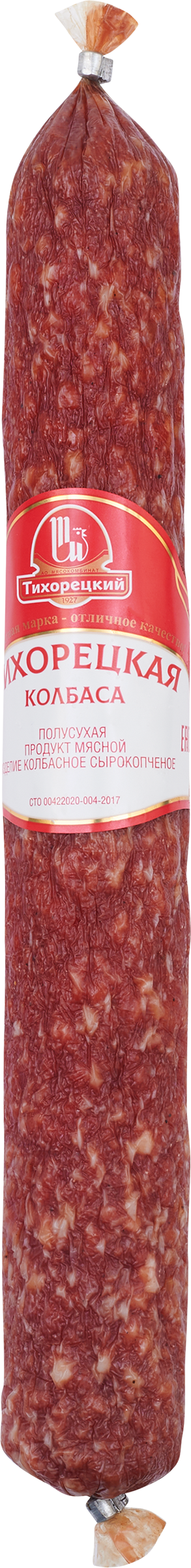 

Колбаса сырокопченая Тихорецкий мясокомбинат Тихорецкая вес