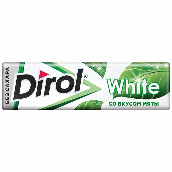 Жевательная резинка Dirol White Мята, 13.6г