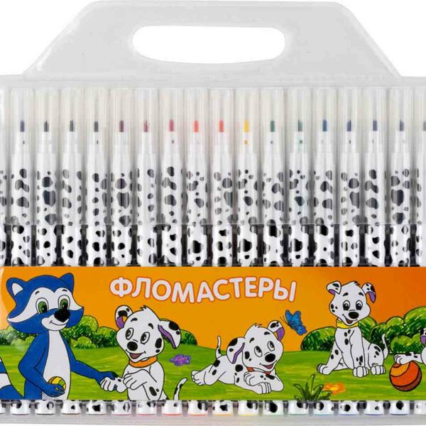 Фломастеры смываемые Мульти-пульти, 24 цвета