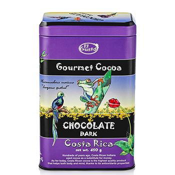 

Какао El Gusto gourmet cocoa chocolate dark 450 г, Коста-Рика