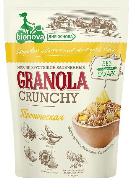 Мюсли Bionova тропические 400г