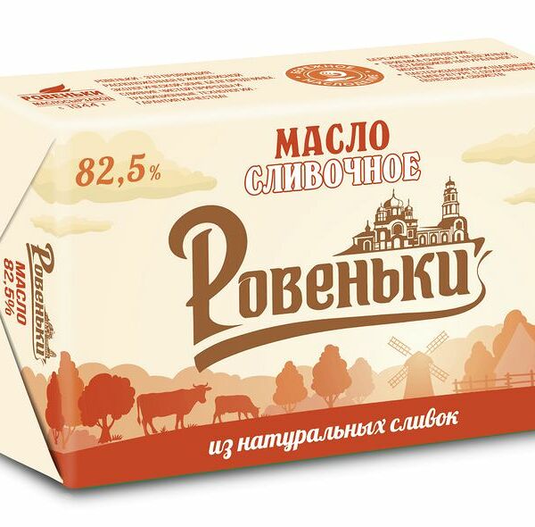 Масло сливочное Ровеньки традиционное 82.5%