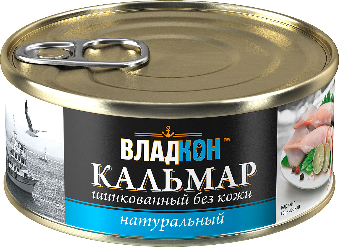 

Кальмар Владкон натуральный без кожи