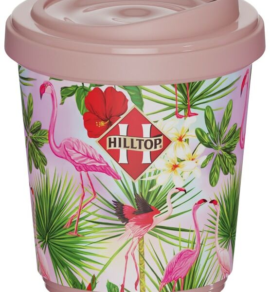 Чай черный Hilltop Цветочный Фламинго термостакан 50г