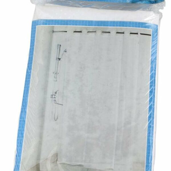 Штора для душа Aquarius с полиамидным покрытием белый, 180х200 см