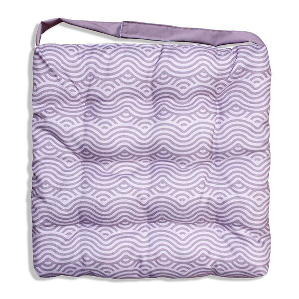 Подушка на стул Розовые волны, 40х40 см